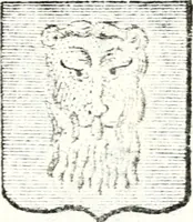 An illustration from Armorial des principales maisons et familles du royaume, particulierement des celles de Paris et de l'Isle de France : contenant les armes des princes, seigneurs, grands officiers de la couronne & de la maison du roi, celles des cours souveraines, &c. avec l'explication de tous les blasons (1757)
