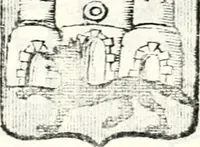 An illustration from Armorial des principales maisons et familles du royaume, particulierement des celles de Paris et de l'Isle de France : contenant les armes des princes, seigneurs, grands officiers de la couronne & de la maison du roi, celles des cours souveraines, &c. avec l'explication de tous les blasons (1757)