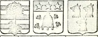An illustration from Armorial des principales maisons et familles du royaume, particulierement des celles de Paris et de l'Isle de France : contenant les armes des princes, seigneurs, grands officiers de la couronne & de la maison du roi, celles des cours souveraines, &c. avec l'explication de tous les blasons (1757)