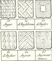 Picture 43 of 511 from Armorial des principales maisons et familles du royaume, particulierement des celles de Paris et de l'Isle de France : contenant les armes des princes, seigneurs, grands officiers de la couronne & de la maison du roi, celles des cours souveraines, &c. avec l'explication de tous les blasons (1757), leaf 86