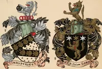 An illustration from Armorial families : a directory of gentlemen of coat-armour (1905)