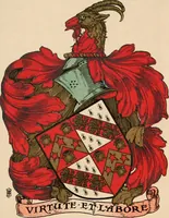 An illustration from Armorial families : a directory of gentlemen of coat-armour (1905)