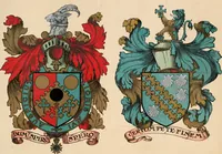 An illustration from Armorial families : a directory of gentlemen of coat-armour (1905)