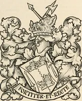 An illustration from Armorial families : a directory of gentlemen of coat-armour (1905)