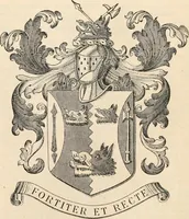 An illustration from Armorial families : a directory of gentlemen of coat-armour (1905)