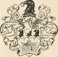 An illustration from Armorial families : a directory of gentlemen of coat-armour (1905)