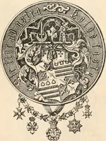 An illustration from Armorial families : a directory of gentlemen of coat-armour (1905)