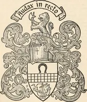 An illustration from Armorial families : a directory of gentlemen of coat-armour (1905)
