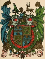 An illustration from Armorial families : a directory of gentlemen of coat-armour (1905)
