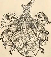 An illustration from Armorial families : a directory of gentlemen of coat-armour (1905)
