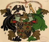 An illustration from Armorial families : a directory of gentlemen of coat-armour (1905)