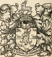 An illustration from Armorial families : a directory of gentlemen of coat-armour (1905)