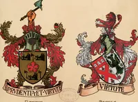 An illustration from Armorial families : a directory of gentlemen of coat-armour (1905)