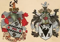 An illustration from Armorial families : a directory of gentlemen of coat-armour (1905)