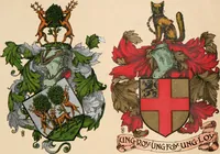 An illustration from Armorial families : a directory of gentlemen of coat-armour (1905)
