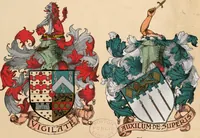 An illustration from Armorial families : a directory of gentlemen of coat-armour (1905)