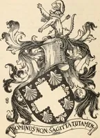 An illustration from Armorial families : a directory of gentlemen of coat-armour (1905)