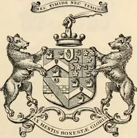 An illustration from Armorial families : a directory of gentlemen of coat-armour (1905)