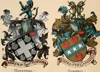 An illustration from Armorial families : a directory of gentlemen of coat-armour (1905)