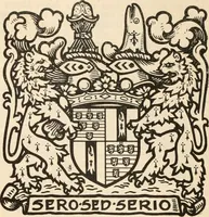 An illustration from Armorial families : a directory of gentlemen of coat-armour (1905)