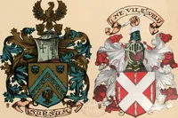 An illustration from Armorial families : a directory of gentlemen of coat-armour (1905)