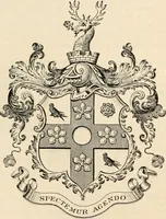An illustration from Armorial families : a directory of gentlemen of coat-armour (1905)