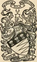 An illustration from Armorial families : a directory of gentlemen of coat-armour (1905)