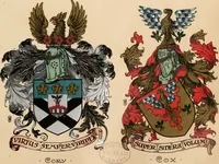 An illustration from Armorial families : a directory of gentlemen of coat-armour (1905)