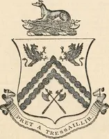 An illustration from Armorial families : a directory of gentlemen of coat-armour (1905)