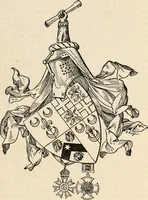 An illustration from Armorial families : a directory of gentlemen of coat-armour (1905)