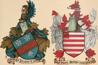 An illustration from Armorial families : a directory of gentlemen of coat-armour (1905)
