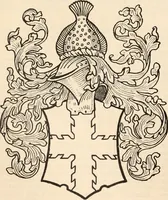 An illustration from Armorial families : a directory of gentlemen of coat-armour (1905)