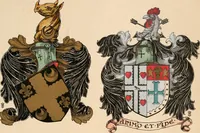 An illustration from Armorial families : a directory of gentlemen of coat-armour (1905)