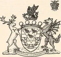 An illustration from Armorial families : a directory of gentlemen of coat-armour (1905)