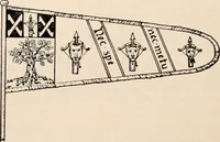An illustration from Armorial families : a directory of gentlemen of coat-armour (1905)