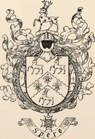 An illustration from Armorial families : a directory of gentlemen of coat-armour (1905)