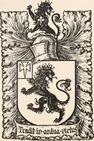 An illustration from Armorial families : a directory of gentlemen of coat-armour (1905)
