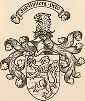 An illustration from Armorial families : a directory of gentlemen of coat-armour (1905)