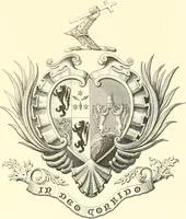 Picture 46 of 197 from Armorial of Jersey : being an account, heraldic and antiquarian, of its chief native families, with pedigrees, biographical notices, and illustrative data; to which are added, a brief history of heraldry, and remarks on the mediæval antiquities of the island (1859), leaf 160
