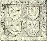 Picture 49 of 197 from Armorial of Jersey : being an account, heraldic and antiquarian, of its chief native families, with pedigrees, biographical notices, and illustrative data; to which are added, a brief history of heraldry, and remarks on the mediæval antiquities of the island (1859), leaf 170