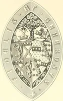 An illustration from Armorial of Jersey : being an account, heraldic and antiquarian, of its chief native families, with pedigrees, biographical notices, and illustrative data; to which are added, a brief history of heraldry, and remarks on the mediæval antiquities of the island (1859)