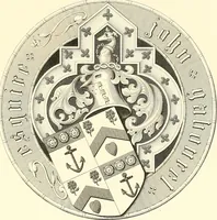 Picture 59 of 197 from Armorial of Jersey : being an account, heraldic and antiquarian, of its chief native families, with pedigrees, biographical notices, and illustrative data; to which are added, a brief history of heraldry, and remarks on the mediæval antiquities of the island (1859), leaf 208