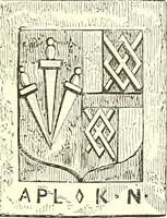 Picture 13 of 197 from Armorial of Jersey : being an account, heraldic and antiquarian, of its chief native families, with pedigrees, biographical notices, and illustrative data; to which are added, a brief history of heraldry, and remarks on the mediæval antiquities of the island (1859), leaf 26