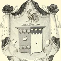 Picture 91 of 197 from Armorial of Jersey : being an account, heraldic and antiquarian, of its chief native families, with pedigrees, biographical notices, and illustrative data; to which are added, a brief history of heraldry, and remarks on the mediæval antiquities of the island (1859), leaf 305