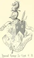 Picture 94 of 197 from Armorial of Jersey : being an account, heraldic and antiquarian, of its chief native families, with pedigrees, biographical notices, and illustrative data; to which are added, a brief history of heraldry, and remarks on the mediæval antiquities of the island (1859), leaf 311