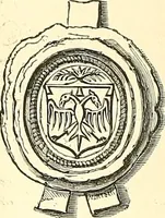 Picture 115 of 197 from Armorial of Jersey : being an account, heraldic and antiquarian, of its chief native families, with pedigrees, biographical notices, and illustrative data; to which are added, a brief history of heraldry, and remarks on the mediæval antiquities of the island (1859), leaf 359