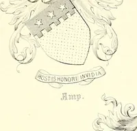 Picture 22 of 197 from Armorial of Jersey : being an account, heraldic and antiquarian, of its chief native families, with pedigrees, biographical notices, and illustrative data; to which are added, a brief history of heraldry, and remarks on the mediæval antiquities of the island (1859), leaf 36