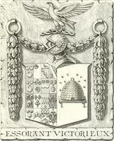 Picture 159 of 197 from Armorial of Jersey : being an account, heraldic and antiquarian, of its chief native families, with pedigrees, biographical notices, and illustrative data; to which are added, a brief history of heraldry, and remarks on the mediæval antiquities of the island (1859), leaf 482