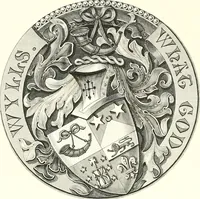 Picture 161 of 197 from Armorial of Jersey : being an account, heraldic and antiquarian, of its chief native families, with pedigrees, biographical notices, and illustrative data; to which are added, a brief history of heraldry, and remarks on the mediæval antiquities of the island (1859), leaf 489