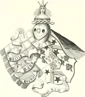 Picture 163 of 197 from Armorial of Jersey : being an account, heraldic and antiquarian, of its chief native families, with pedigrees, biographical notices, and illustrative data; to which are added, a brief history of heraldry, and remarks on the mediæval antiquities of the island (1859), leaf 494